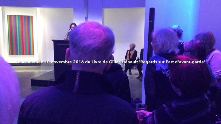 Rose-Marie Arbour au lancement de «Regards sur l’art d’avant-g (via facebook)