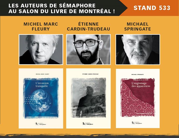 Le Salon du livre de Montréal commence demain ! Venez rencontrer les auteurs de…