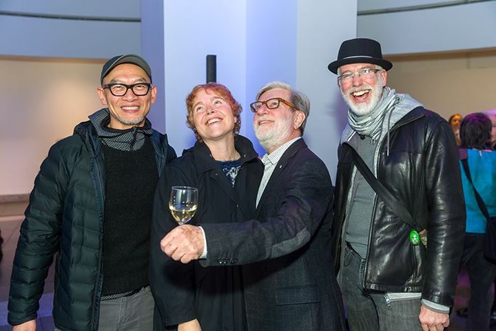 Belle soirée au lancement du livre. Avec Ed Pien, Cynthia Girard, Claude Gosselin, Joaness… (via facebook)