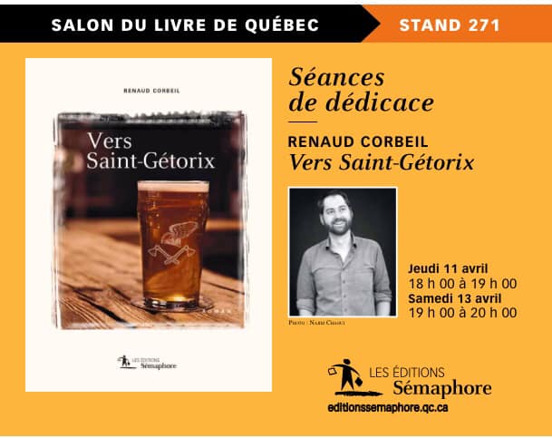 Renaud Cb au Salon international du livre de Québec (via facebook)